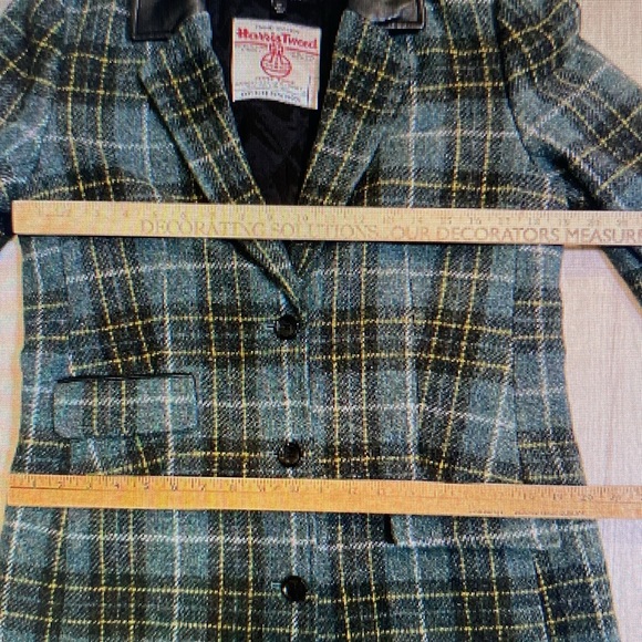 BANANA REPUBLIC Harris Tweed Tailored Coat Pure Wool - Picture 10 of 14